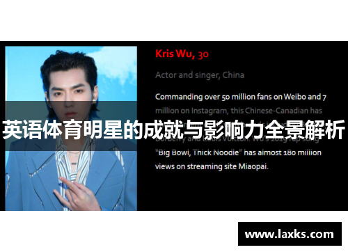 英语体育明星的成就与影响力全景解析